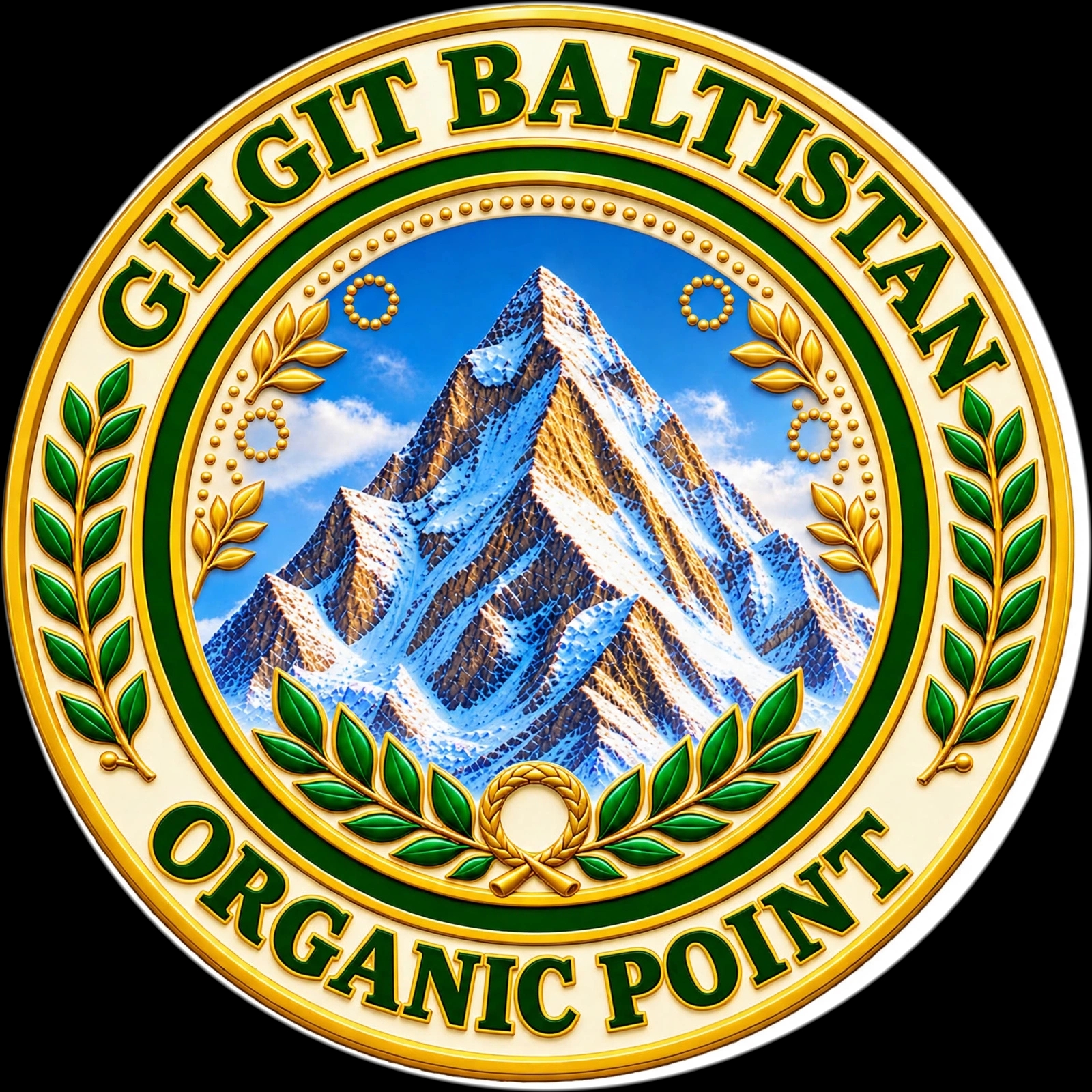 Gilgit Baltistan Organic Point original logo